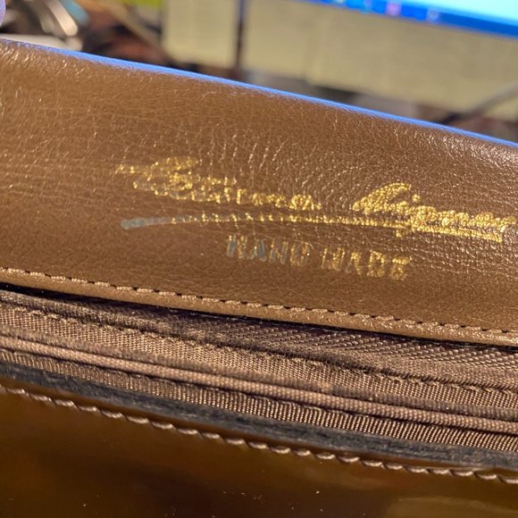 Caramel evening bag - Picture 3 of 4